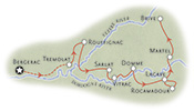 Dordogne France Map
